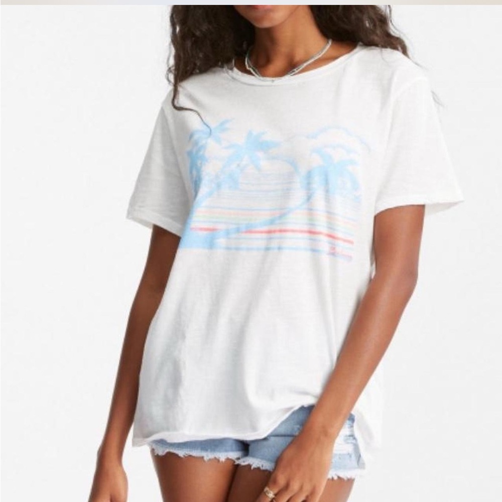 Billabong White Graphic T-Shirt